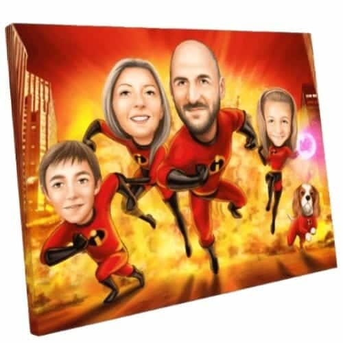 Digitalno ali tradicionalno risanje 5 karikatura za darilo Idollio po meri 2