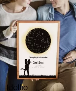 Zvezdna karta - zaljubljeni par