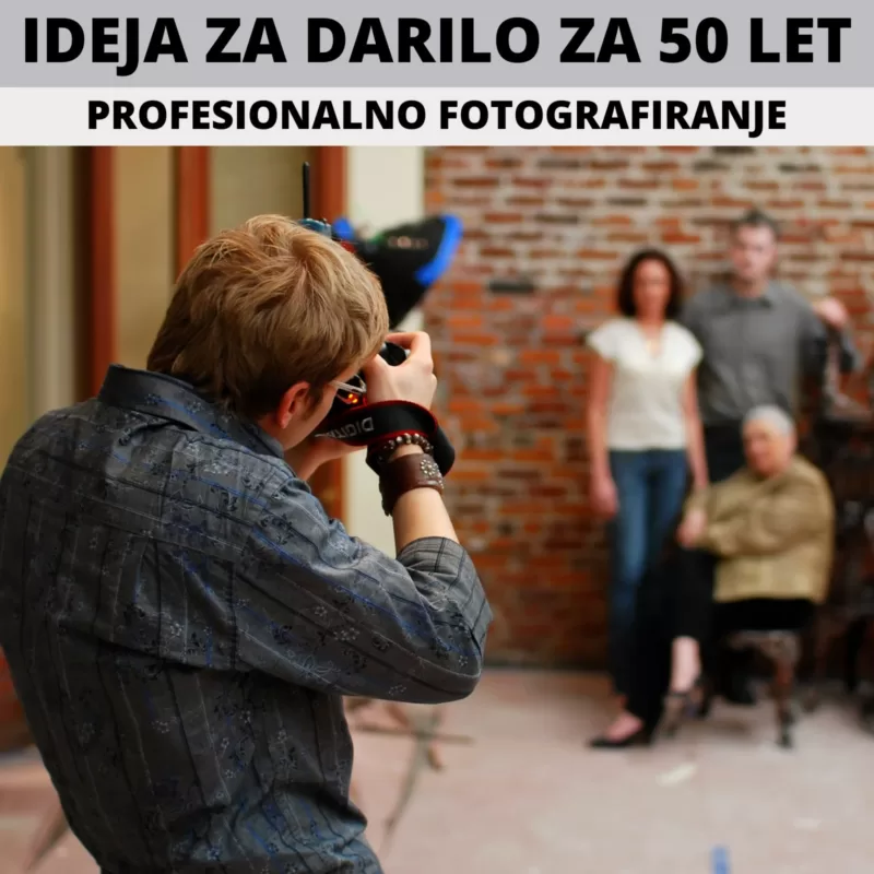 DARILO ZA 50 LET - Profesionalno fotografiranje